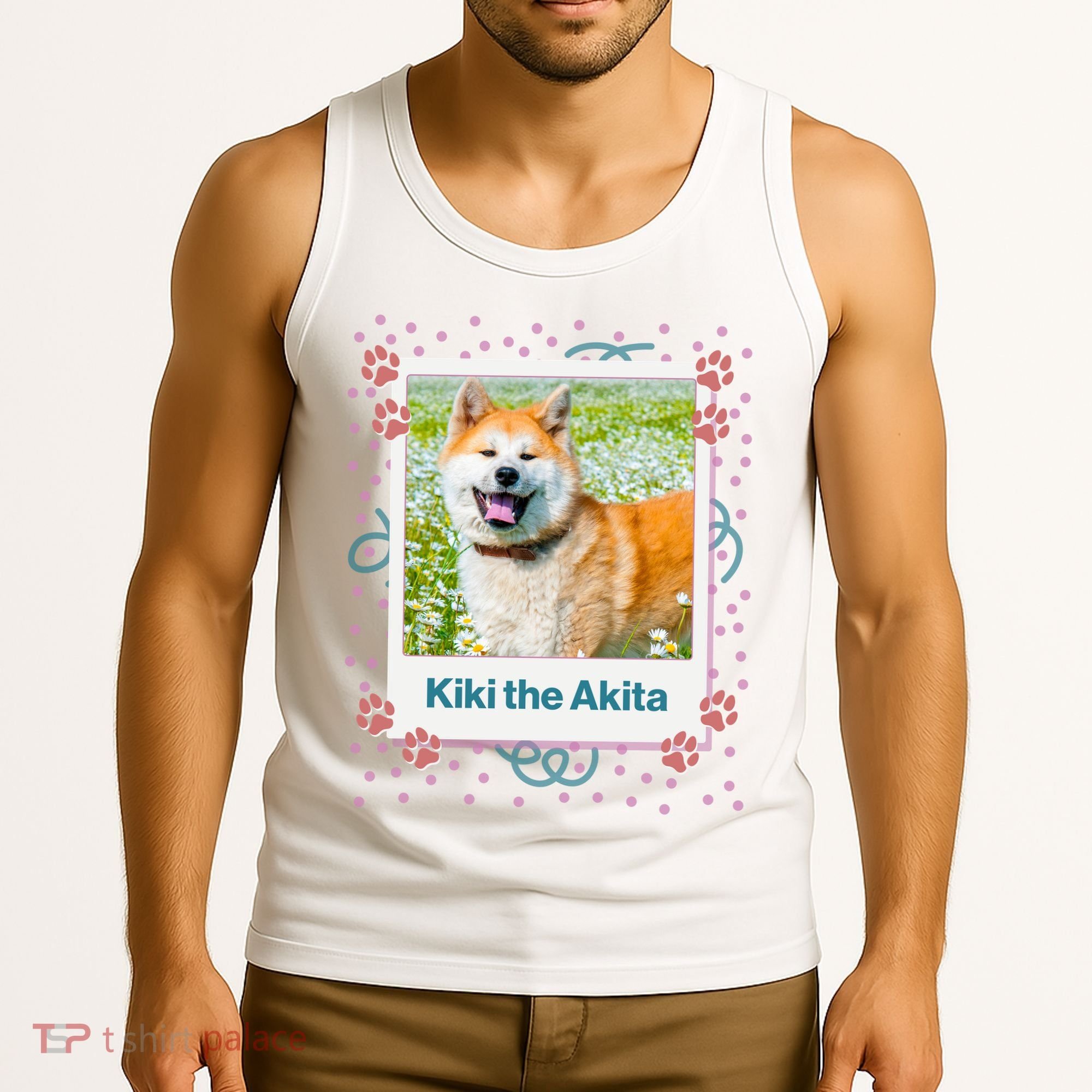 Custom Dog Pet Personalized Picture Tank Top