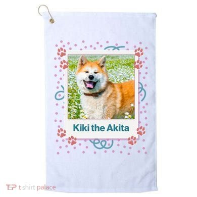 Custom Dog Pet Personalized Picture Golf Towel