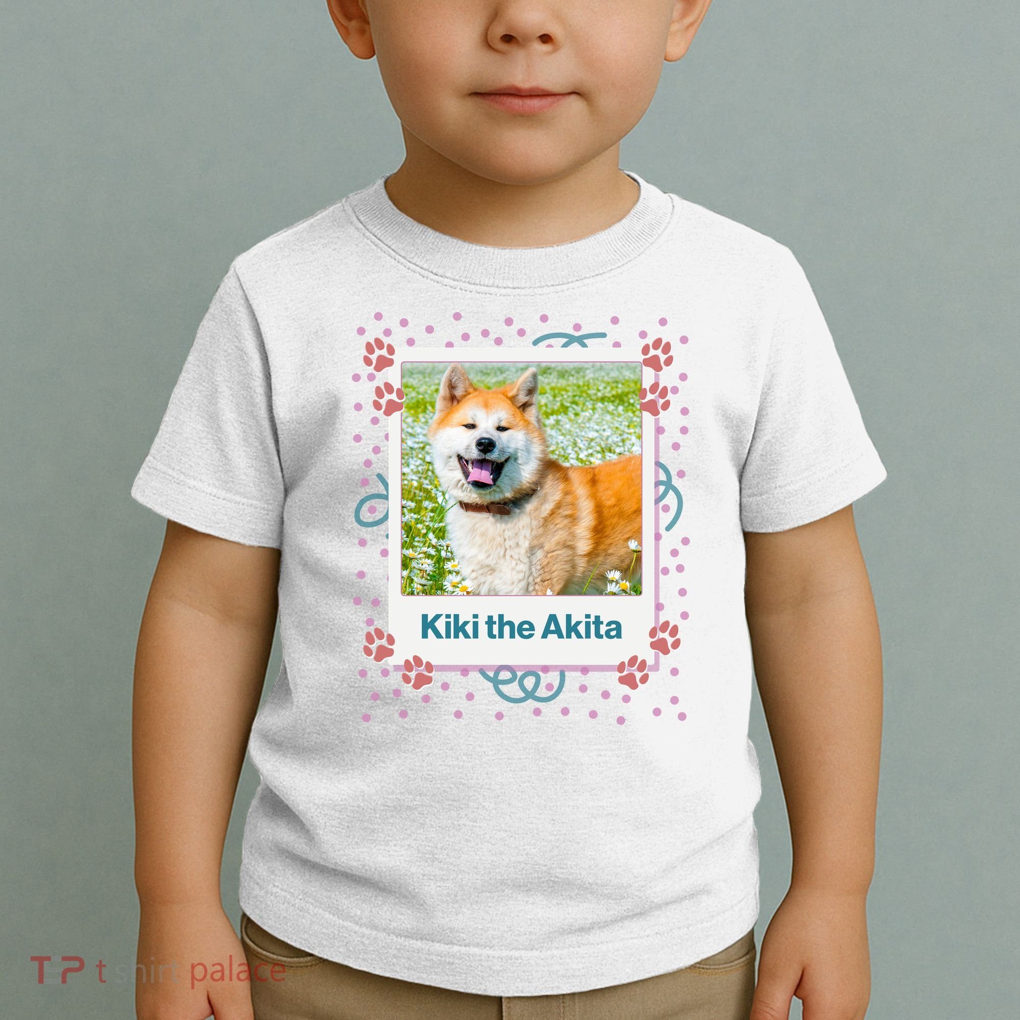 Custom Dog Pet Personalized Picture Toddler T-Shirt