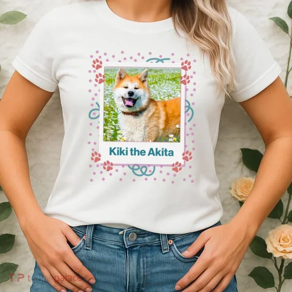 Custom Dog Pet Personalized Picture Women's T-Shirt