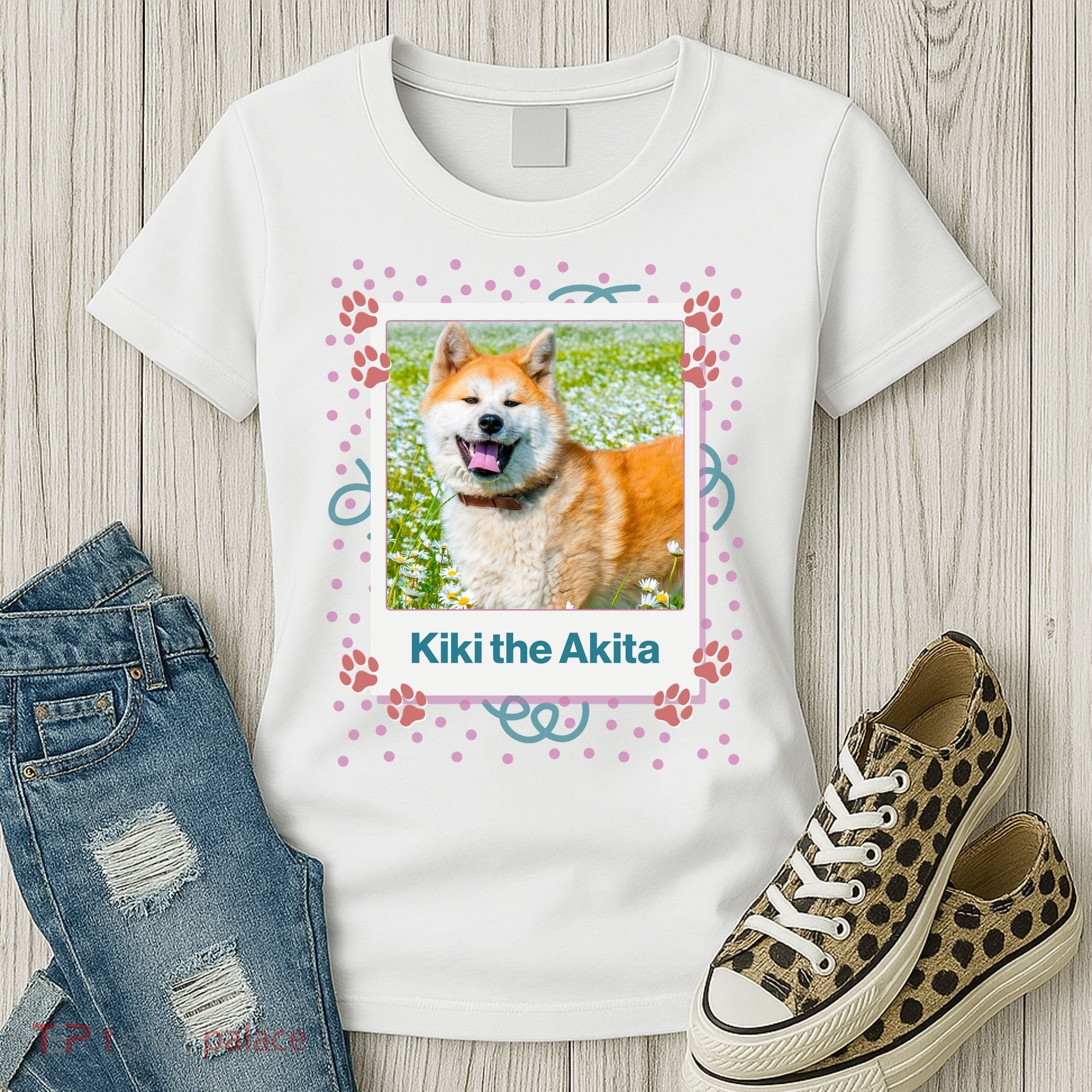 Custom Dog Pet Personalized Picture Women's T-Shirt