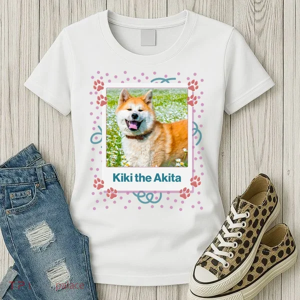 Custom Dog Pet Personalized Picture Women's T-Shirt
