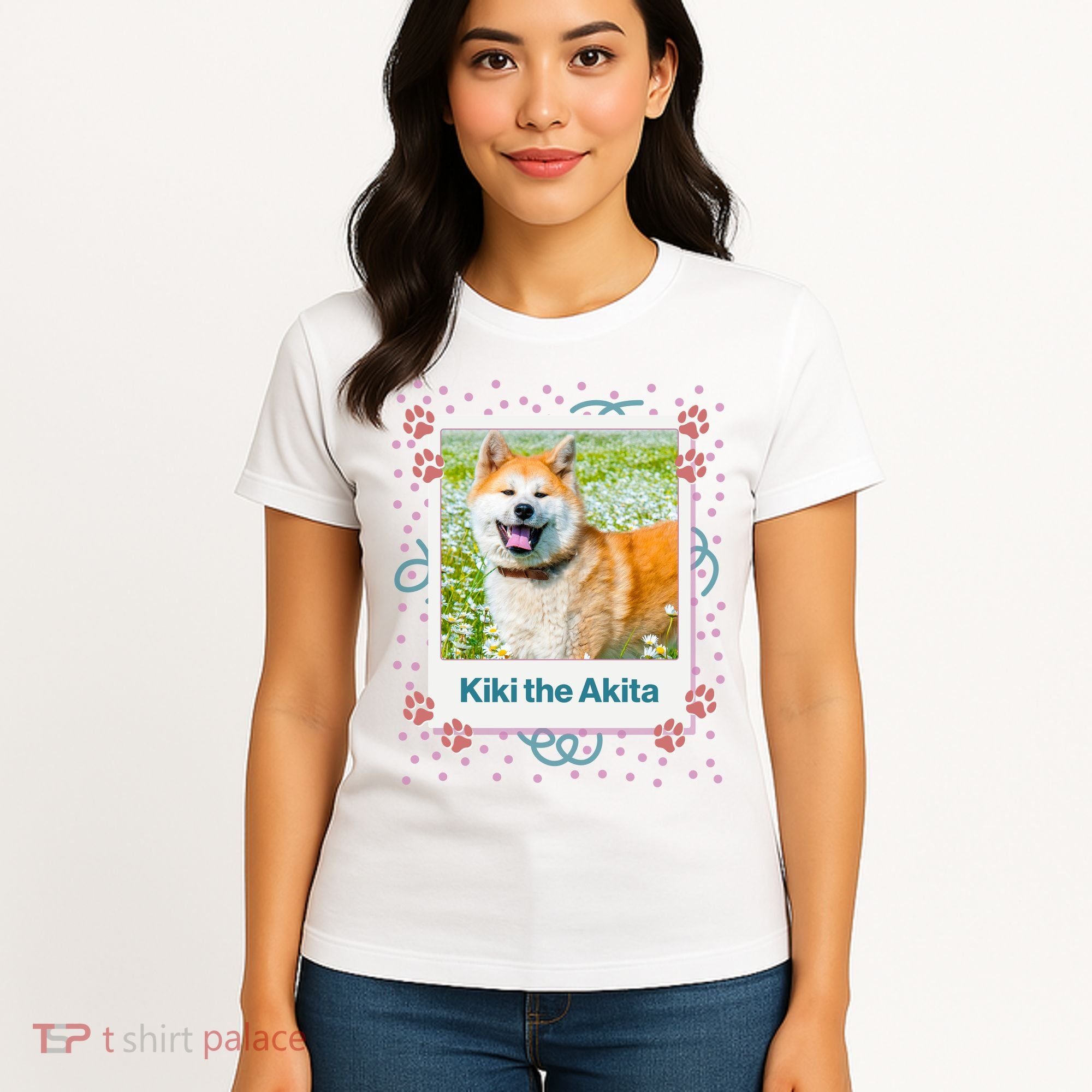 Custom Dog Pet Personalized Picture Women's T-Shirt