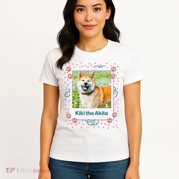 Custom Dog Pet Personalized Picture Women's T-Shirt