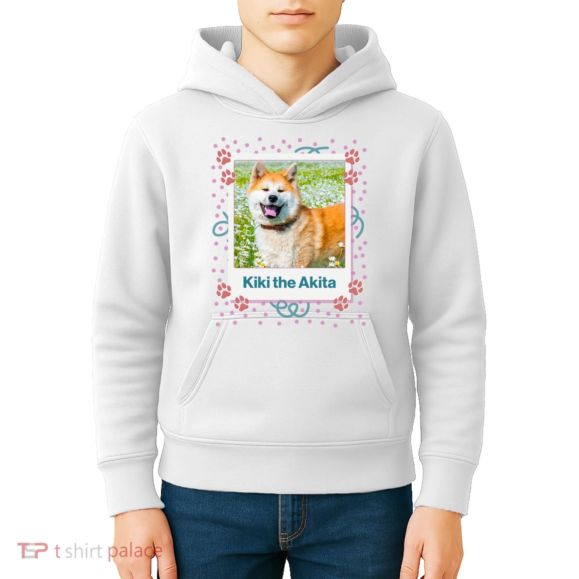 Custom Dog Pet Personalized Picture Kids Hoodie