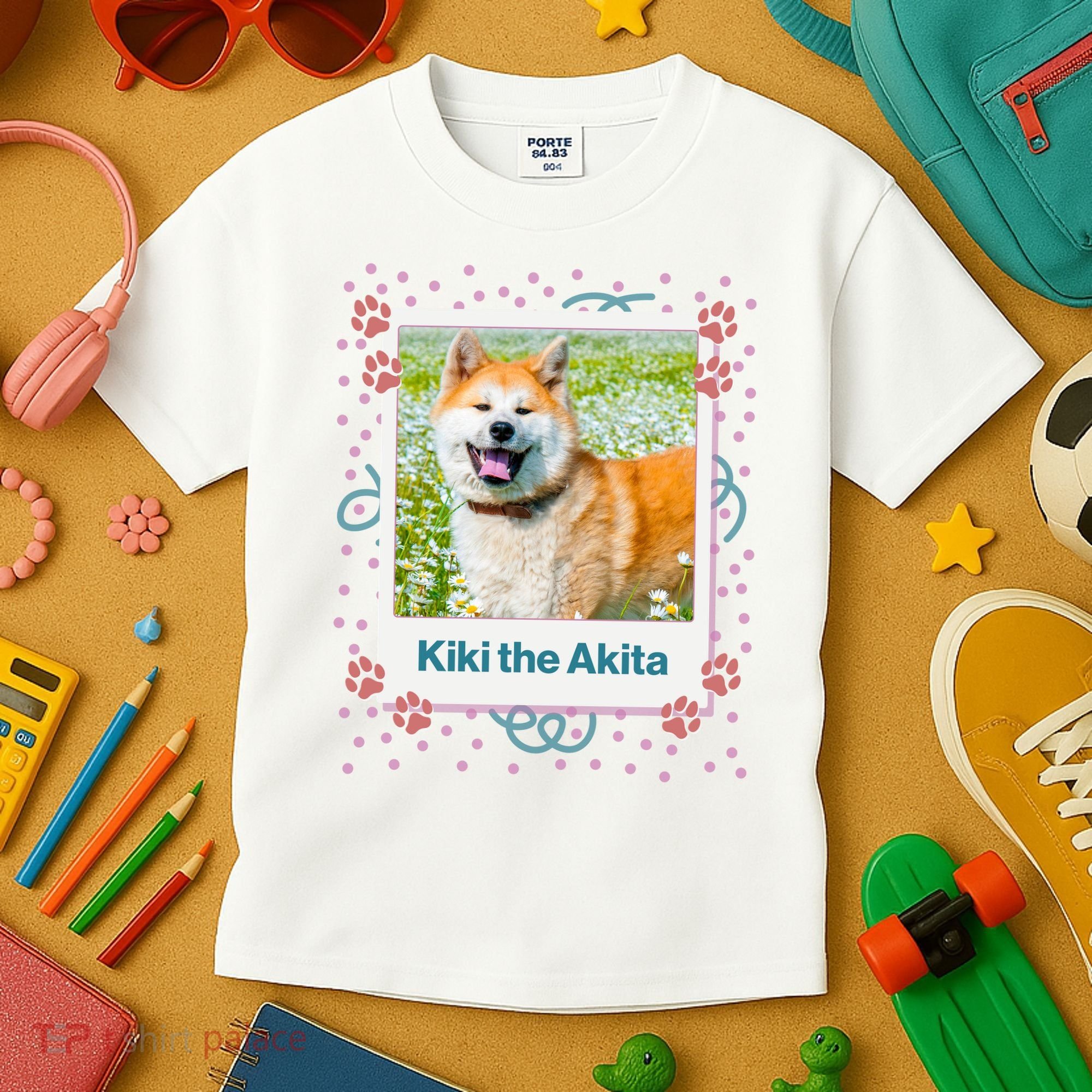 Custom Dog Pet Personalized Picture Kids T-Shirt