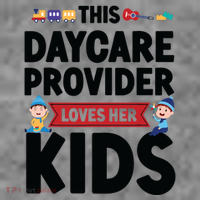 Childcare Daycare Provider Teacher Babysitter This Daycare Toddler Hoodie thumb 2