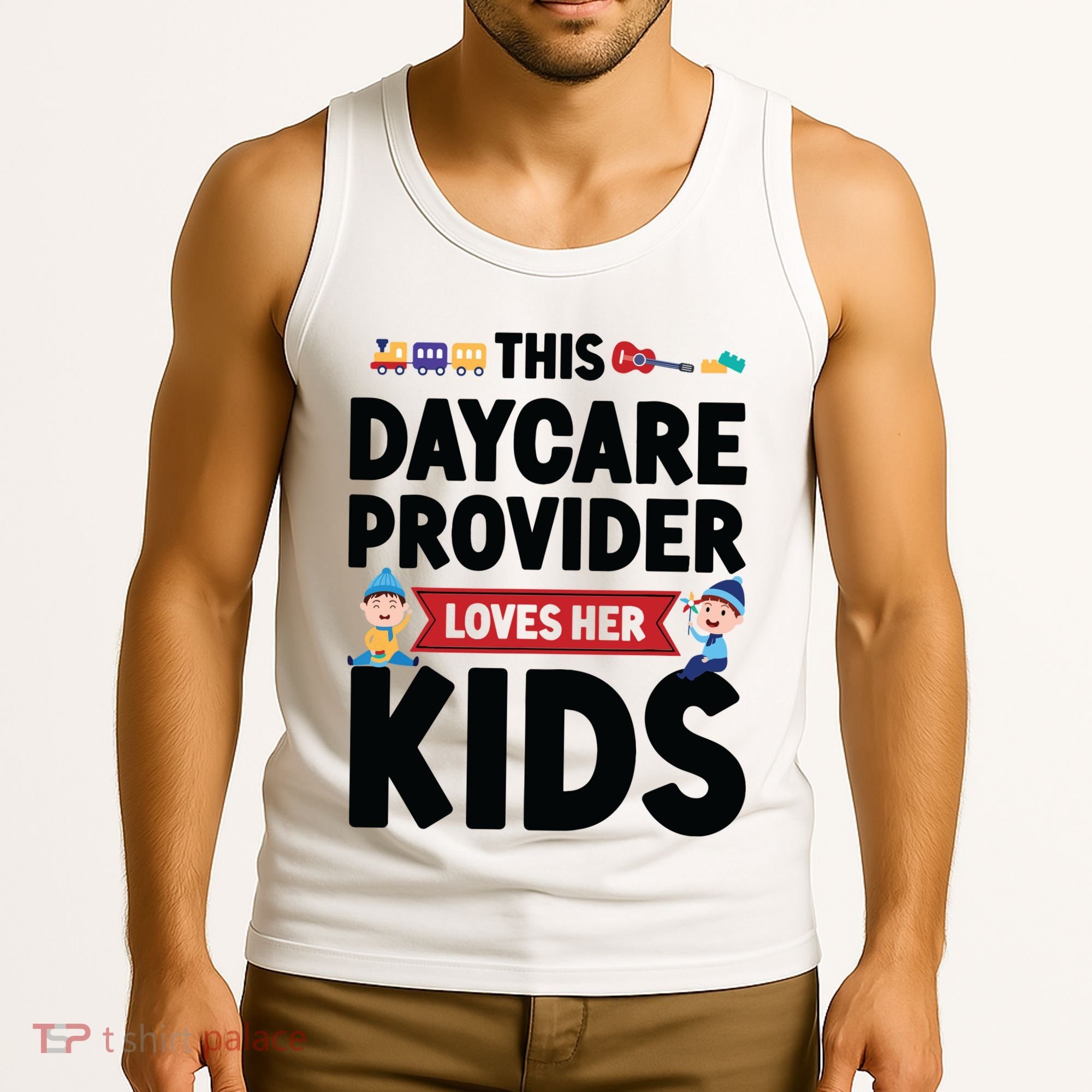 Childcare Daycare Provider Teacher Babysitter This Daycare Tank Top