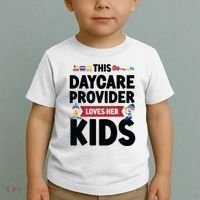Childcare Daycare Provider Teacher Babysitter This Daycare Toddler T-Shirt thumb 2