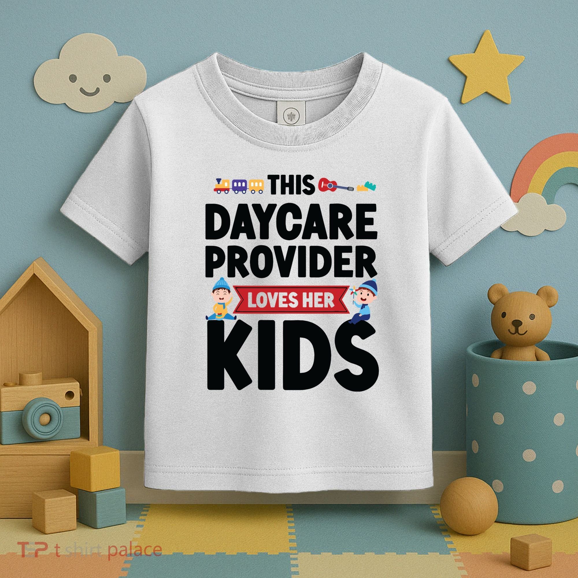 Childcare Daycare Provider Teacher Babysitter This Daycare Toddler T-Shirt