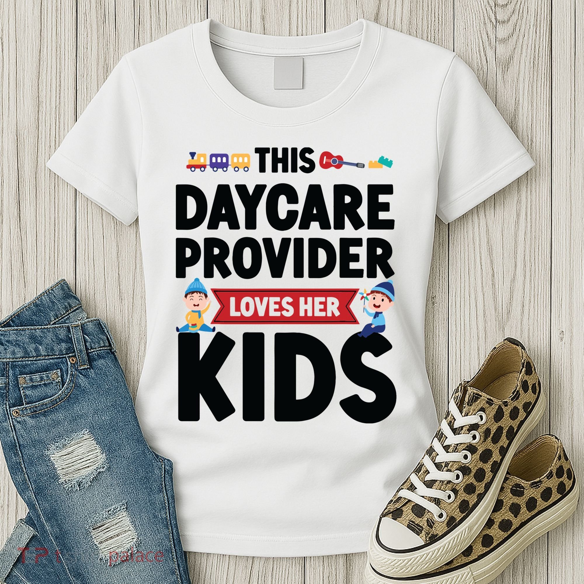 Childcare Daycare Provider Teacher Babysitter This Daycare Women's T-Shirt