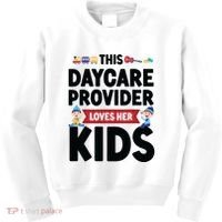 Childcare Daycare Provider Teacher Babysitter This Daycare Kids Sweatshirt thumb 0