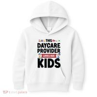 Childcare Daycare Provider Teacher Babysitter This Daycare Kids Hoodie thumb 0