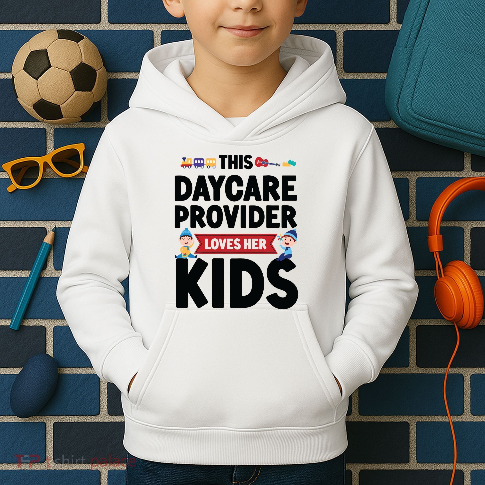 Childcare Daycare Provider Teacher Babysitter This Daycare Kids Hoodie