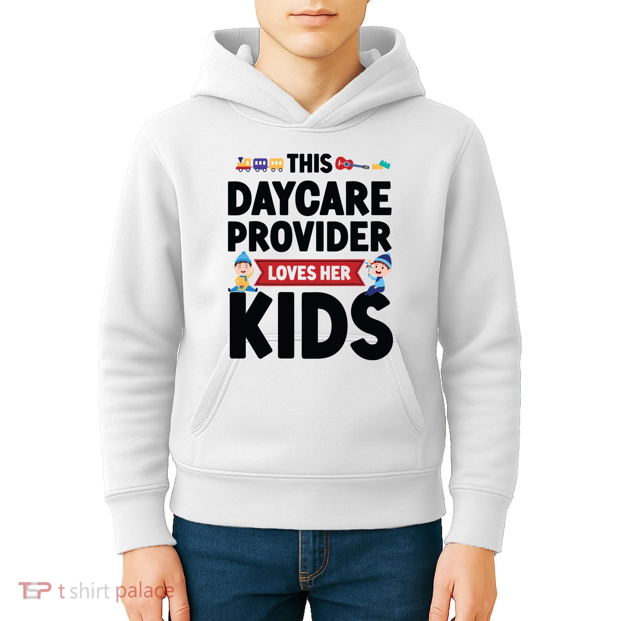 Childcare Daycare Provider Teacher Babysitter This Daycare Kids Hoodie