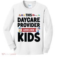 Childcare Daycare Provider Teacher Babysitter This Daycare Kids Long Sleeve Shirt thumb 0