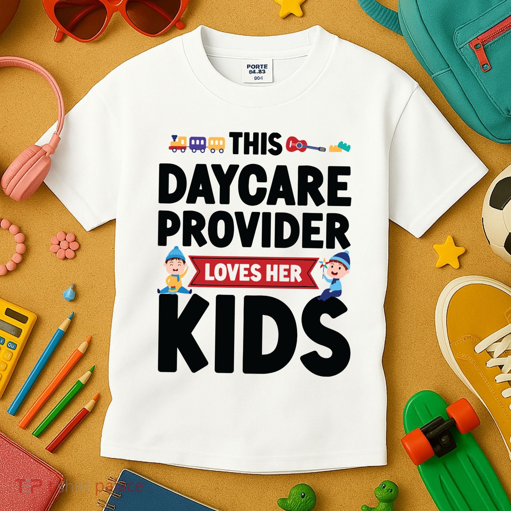 Childcare Daycare Provider Teacher Babysitter This Daycare Kids T-Shirt
