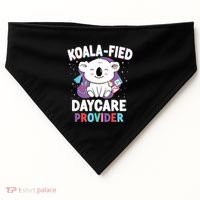 Childcare Daycare Provider Teacher Babysitter Koala USA-Made Doggie Bandana thumb 0