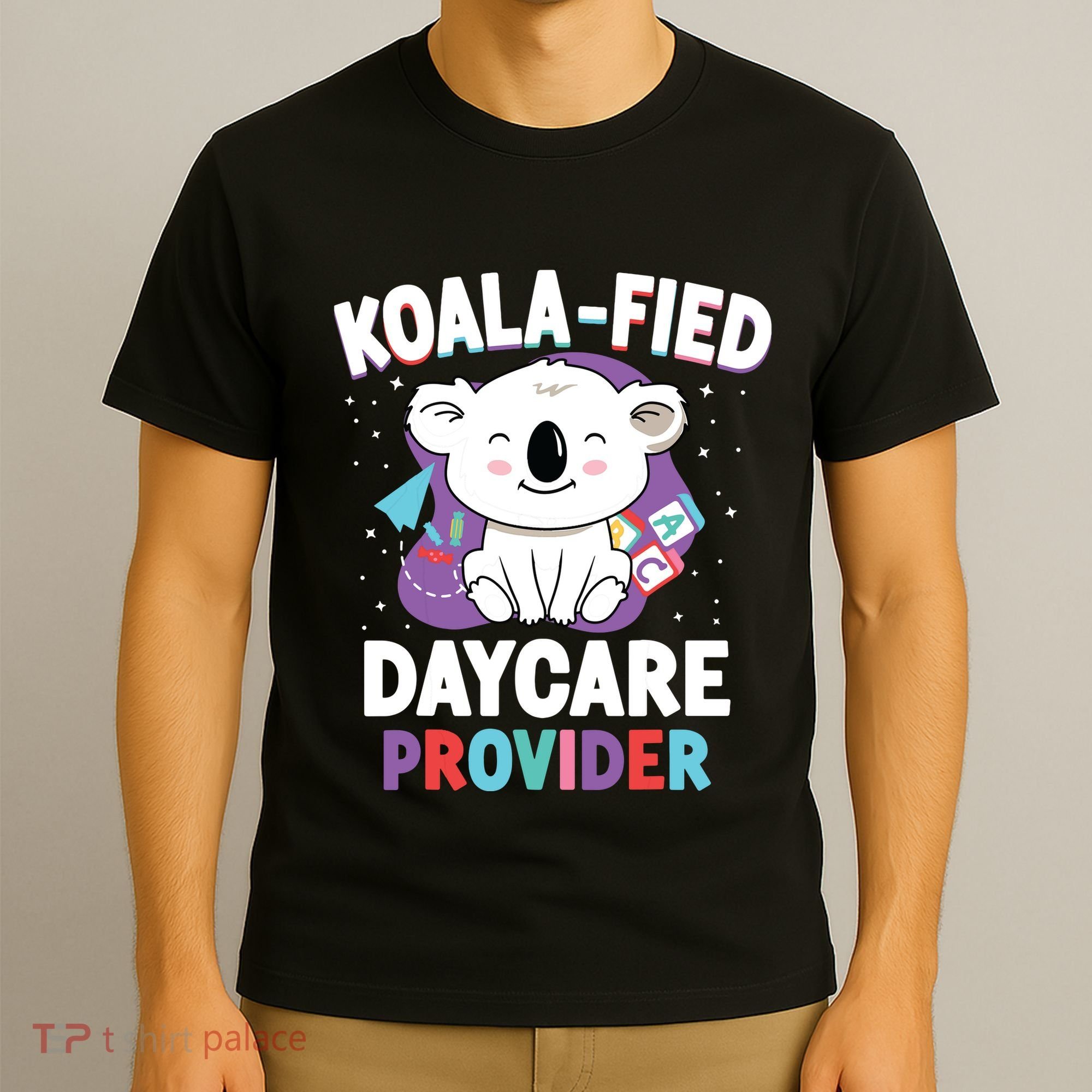 Childcare Daycare Provider Teacher Babysitter Koala T-Shirt