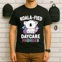 Childcare Daycare Provider Teacher Babysitter Koala T-Shirt thumb 6