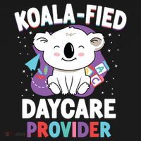 Childcare Daycare Provider Teacher Babysitter Koala Women's Hoodie thumb 2