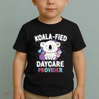 Childcare Daycare Provider Teacher Babysitter Koala Toddler T-Shirt thumb 2