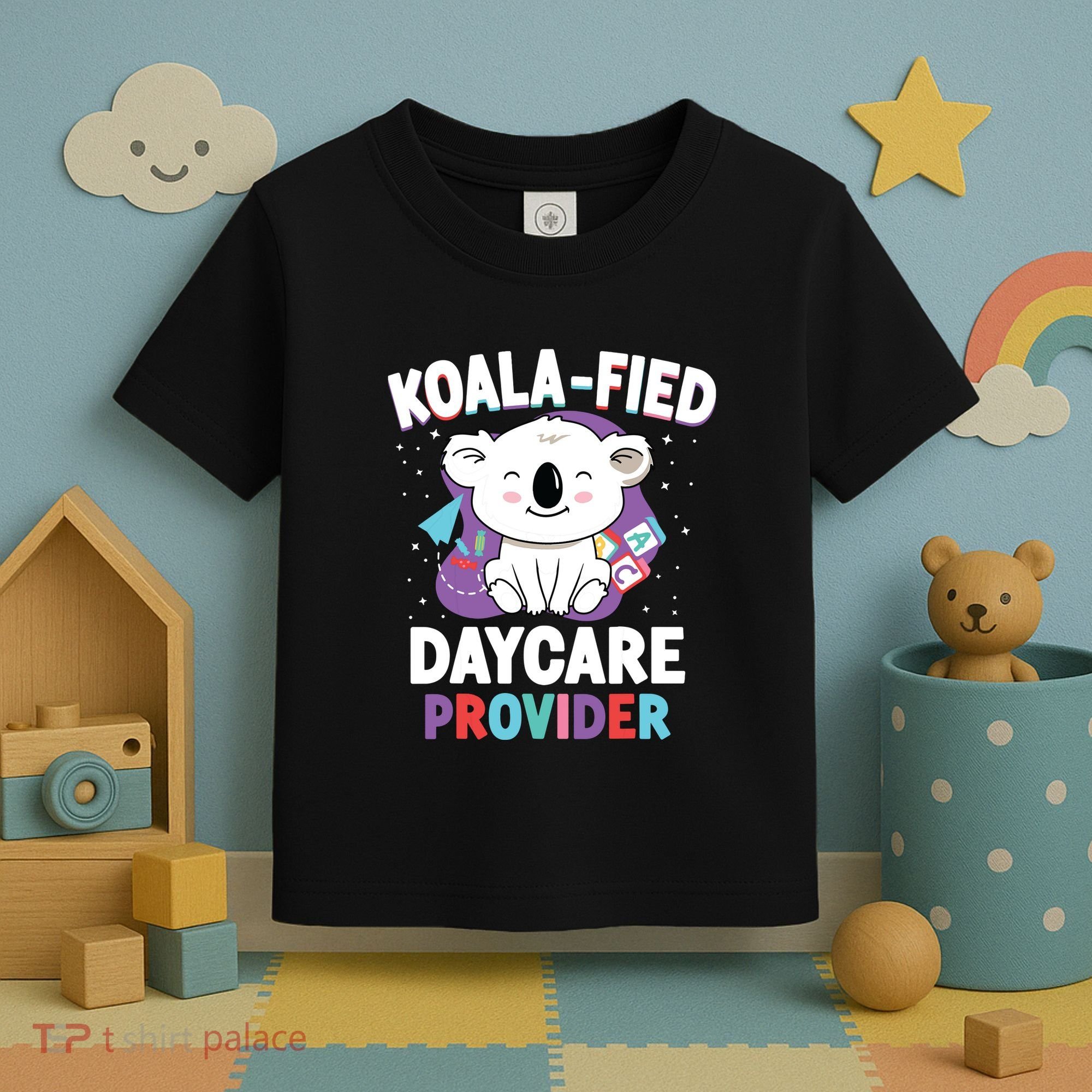 Childcare Daycare Provider Teacher Babysitter Koala Toddler T-Shirt