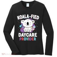 Childcare Daycare Provider Teacher Babysitter Koala Women's Long Sleeve Shirt thumb 0