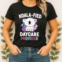 Childcare Daycare Provider Teacher Babysitter Koala Women's T-Shirt thumb 2