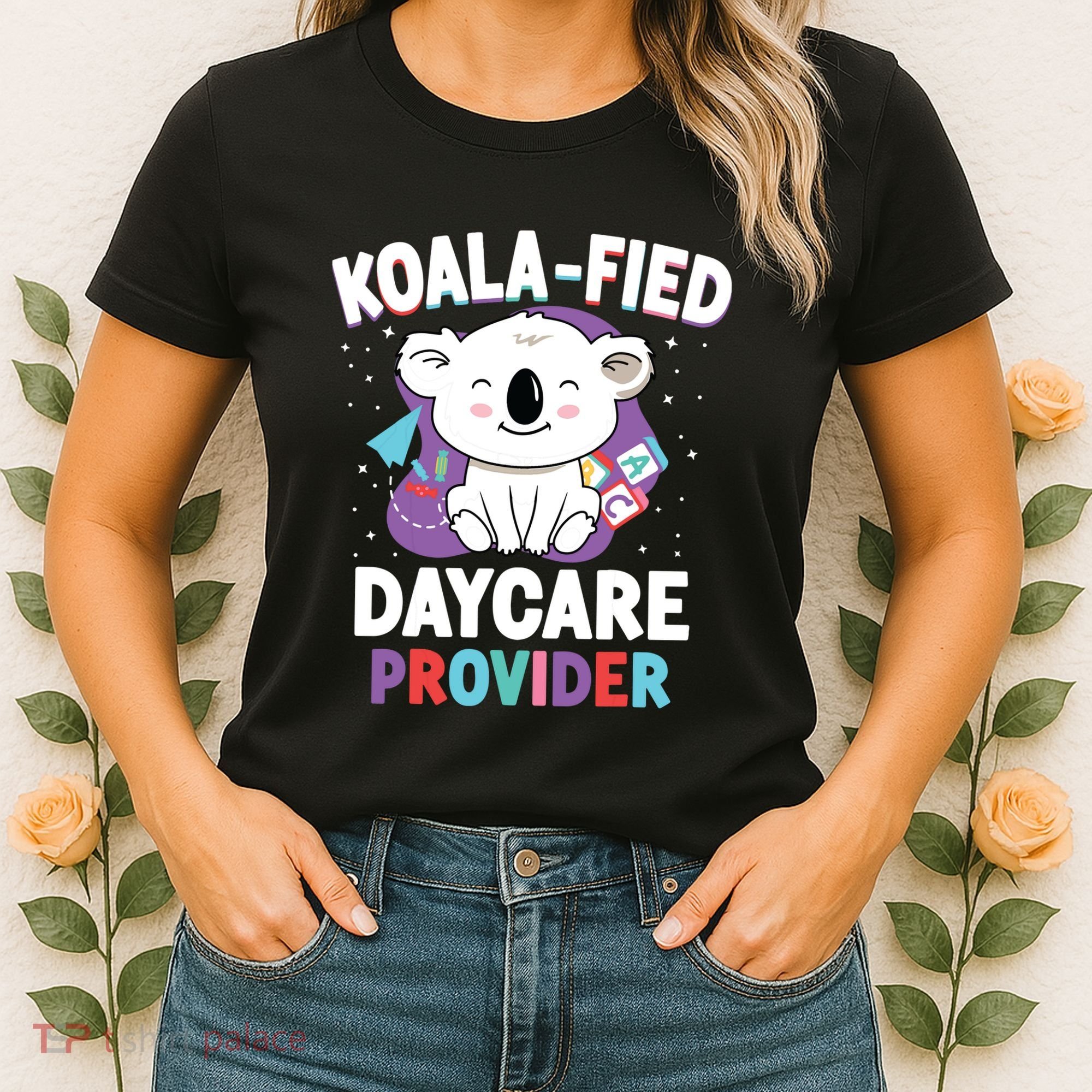 Childcare Daycare Provider Teacher Babysitter Koala Women's T-Shirt