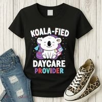 Childcare Daycare Provider Teacher Babysitter Koala Women's T-Shirt thumb 3