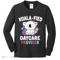 Childcare Daycare Provider Teacher Babysitter Koala Kids Long Sleeve Shirt thumb 0