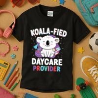 Childcare Daycare Provider Teacher Babysitter Koala Kids T-Shirt thumb 3
