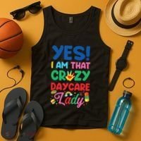 Childcare Daycare Provider Teacher Babysitter Yes I Am That Tank Top thumb 4
