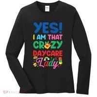 Childcare Daycare Provider Teacher Babysitter Yes I Am That Women's Long Sleeve Shirt thumb 0