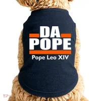 Chicago Da Pope Leo XIV Cardinal Robert Prevost Doggie Tank thumb 0