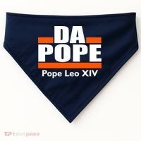 Chicago Da Pope Leo XIV Cardinal Robert Prevost USA-Made Doggie Bandana thumb 0