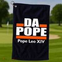 Chicago Da Pope Leo XIV Cardinal Robert Prevost Golf Towel thumb 1