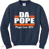 Chicago Da Pope Leo XIV Cardinal Robert Prevost Kids Sweatshirt thumb 0