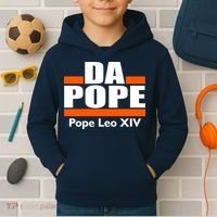 Chicago Da Pope Leo XIV Cardinal Robert Prevost Kids Hoodie thumb 2