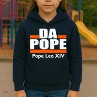 Chicago Da Pope Leo XIV Cardinal Robert Prevost Kids Hoodie thumb 3