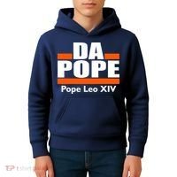 Chicago Da Pope Leo XIV Cardinal Robert Prevost Kids Hoodie thumb 4