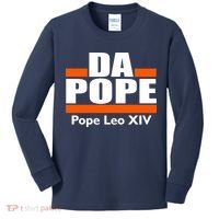 Chicago Da Pope Leo XIV Cardinal Robert Prevost Kids Long Sleeve Shirt thumb 0
