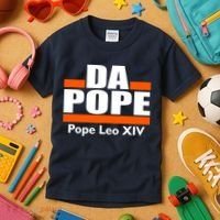 Chicago Da Pope Leo XIV Cardinal Robert Prevost Kids T-Shirt thumb 3