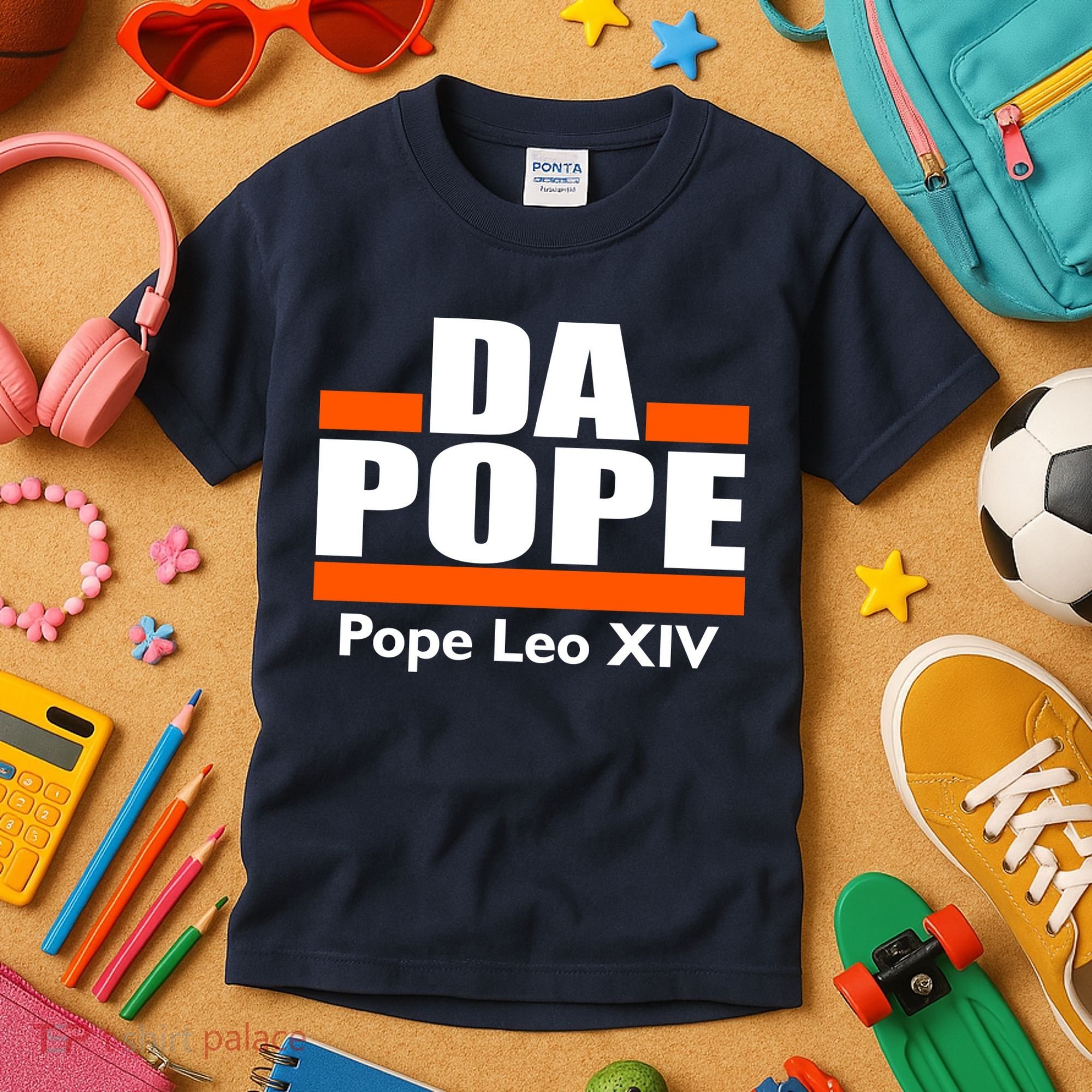 Chicago Da Pope Leo XIV Cardinal Robert Prevost Kids T-Shirt