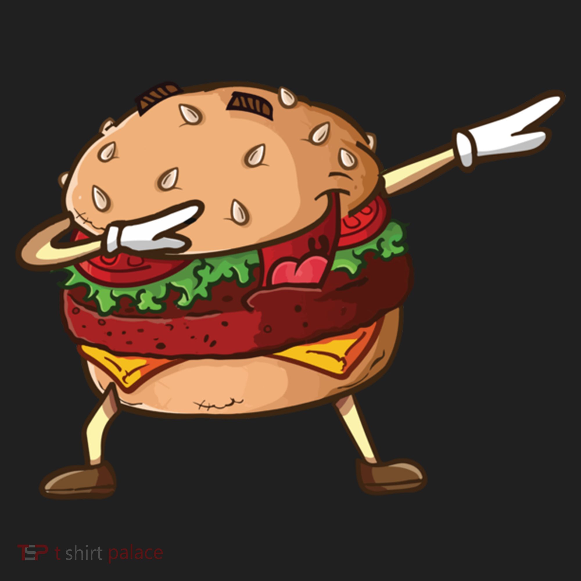 Cheeseburger Dab Pose Dabbing Dance National Burger Day Pun Meaningful Gift Hat