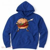 Cheeseburger Dab Pose Dabbing Dance National Burger Day Pun Meaningful Gift Hoodie thumb 0