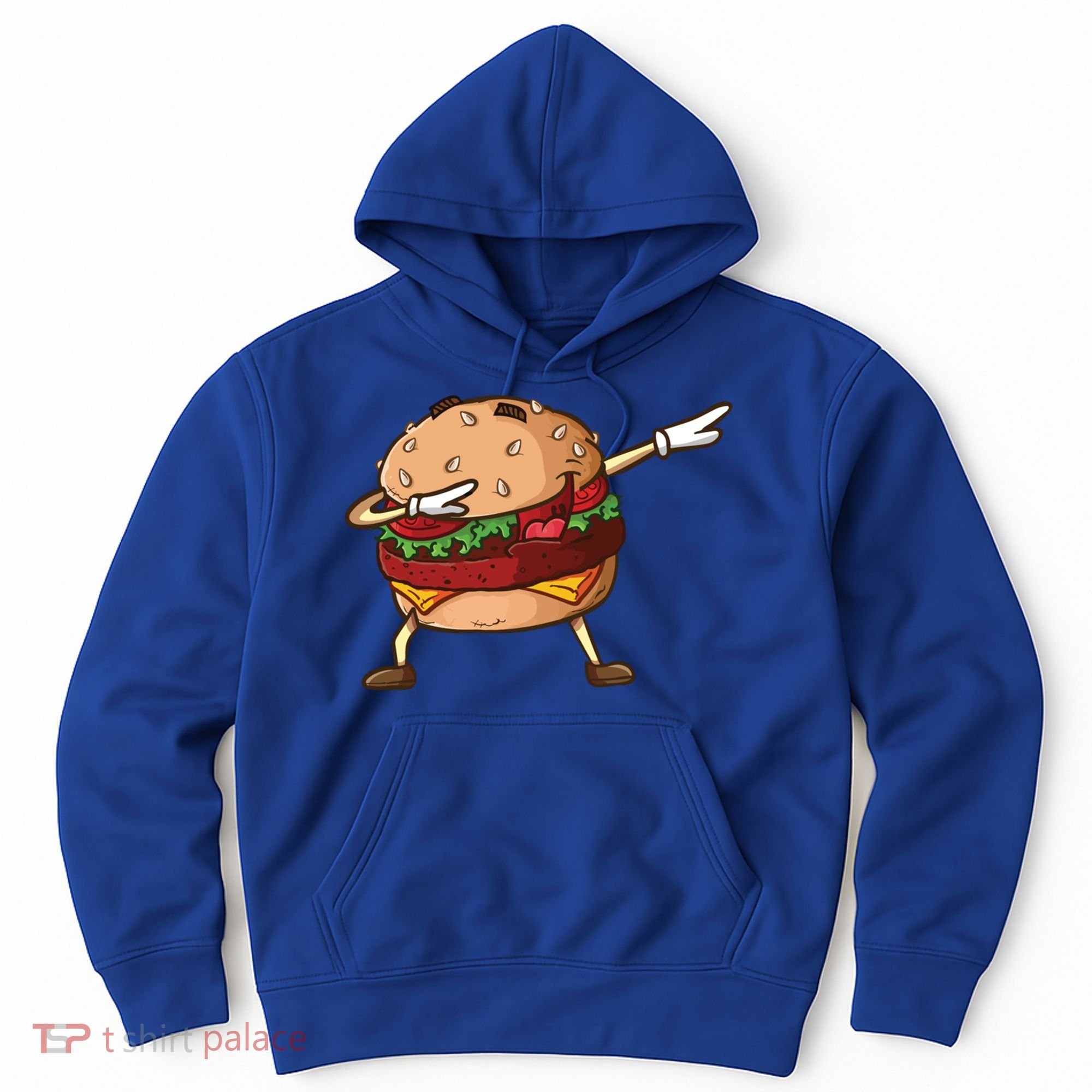 Cheeseburger Dab Pose Dabbing Dance National Burger Day Pun Meaningful Gift Hoodie