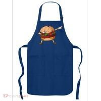 Cheeseburger Dab Pose Dabbing Dance National Burger Day Pun Meaningful Gift Apron thumb 0