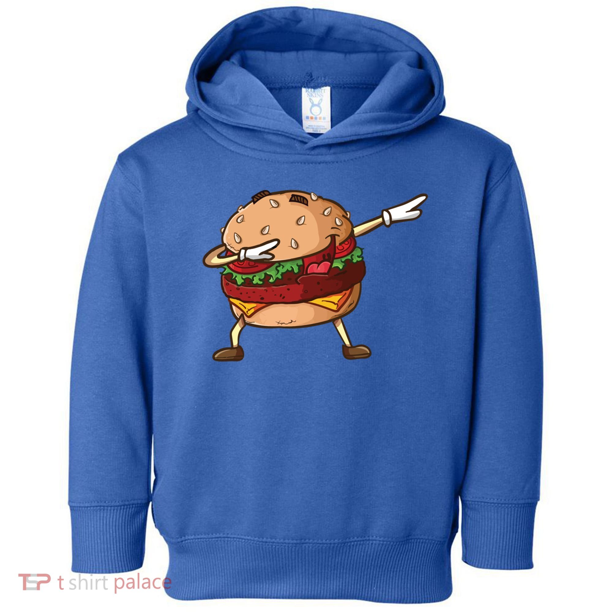 Cheeseburger Dab Pose Dabbing Dance National Burger Day Pun Meaningful Gift Toddler Hoodie